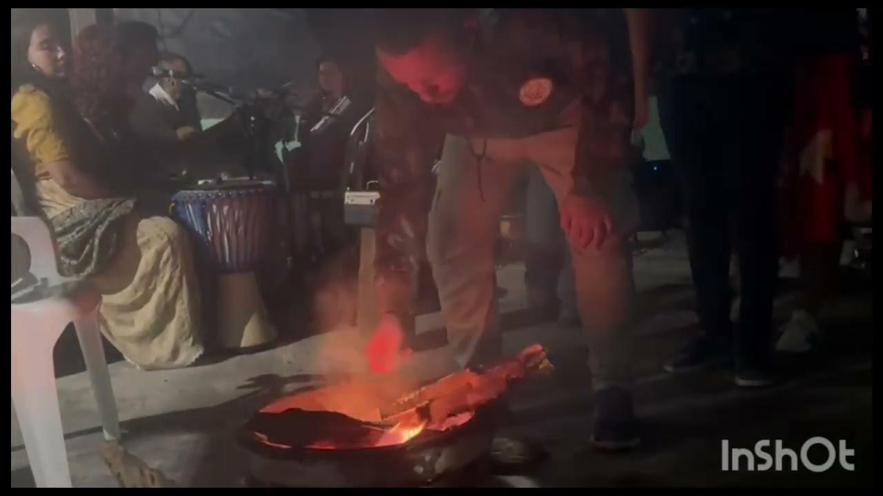 Vivência com a banda Filhos do Universo. 