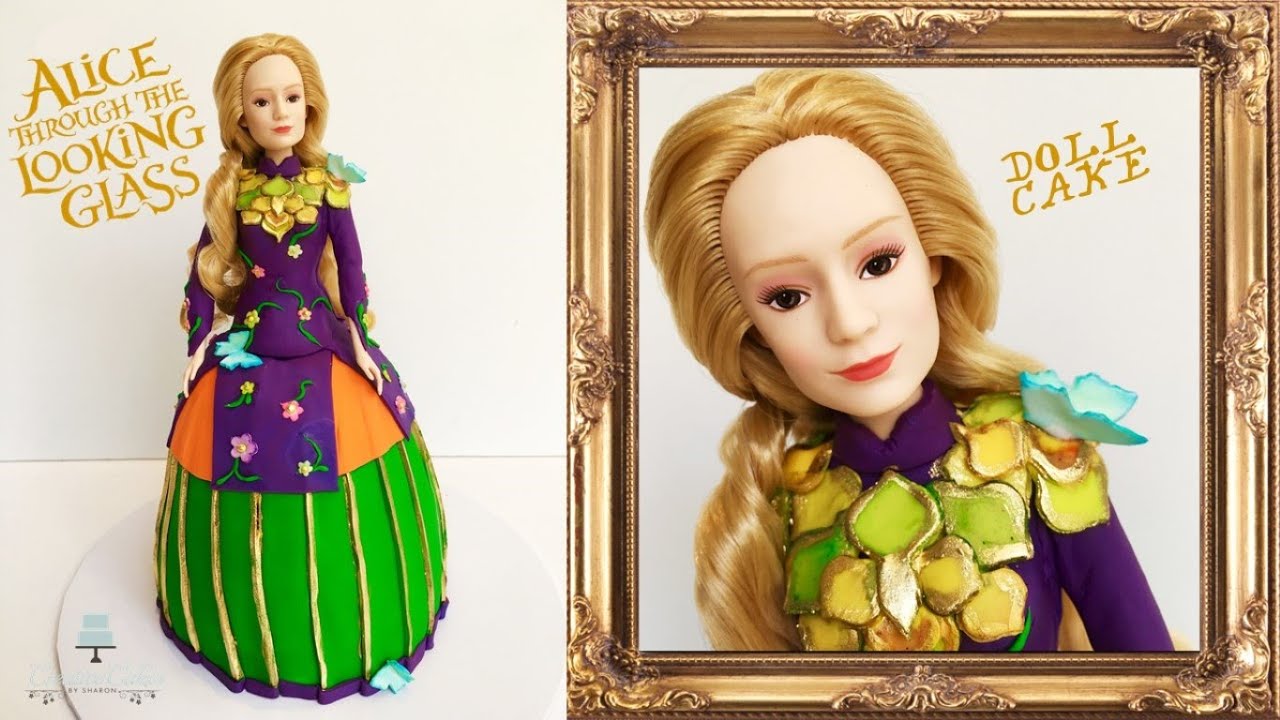 Alice in Wonderland Doll Cake | Alice Through the Looking Glass Cake