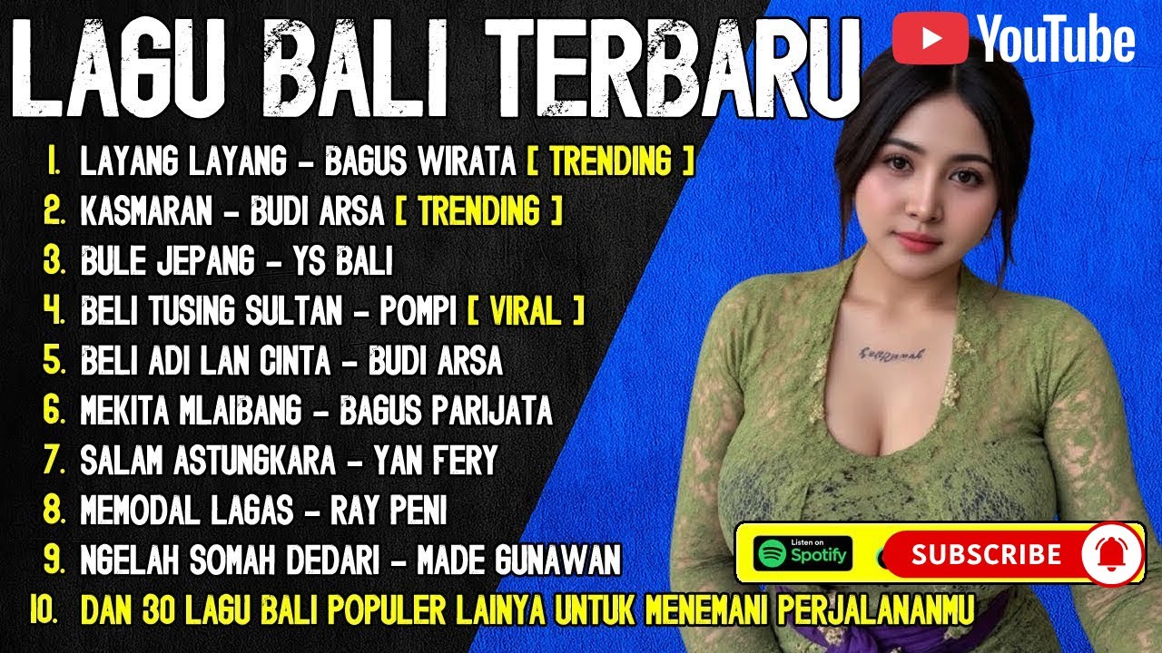 KOMPILASI LAGU POP BALI VIRAL DAN HITS 2025 VERSI DJ REMIX- DJ LAGU BALI FULL ALBUM POPULER NO IKLAN