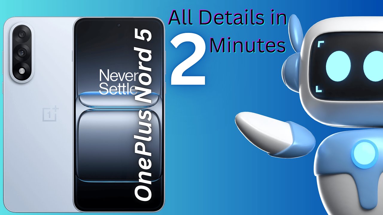 OnePlus Nord 5 Full Specs in 2 Minutes🚀 | TECH DETAILS |