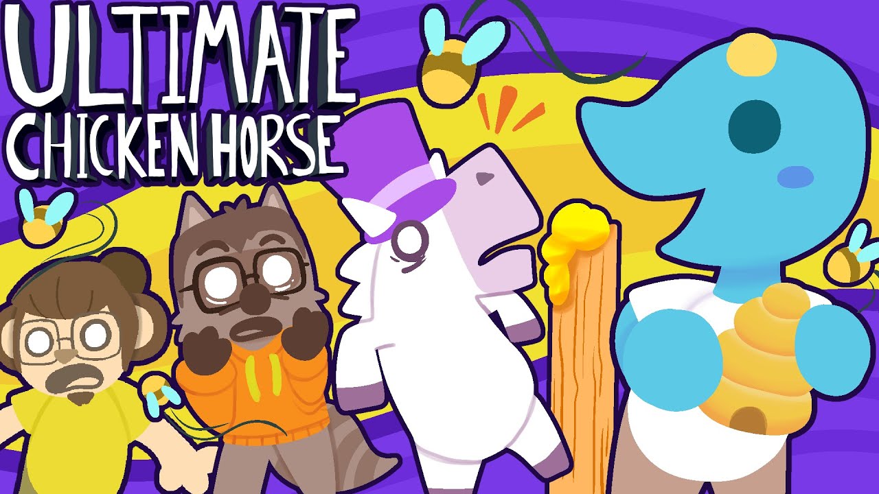 Die chaotischste Runde jemals | Ultimate Chicken Horse: Mit Zombey, Shimtex und MAve