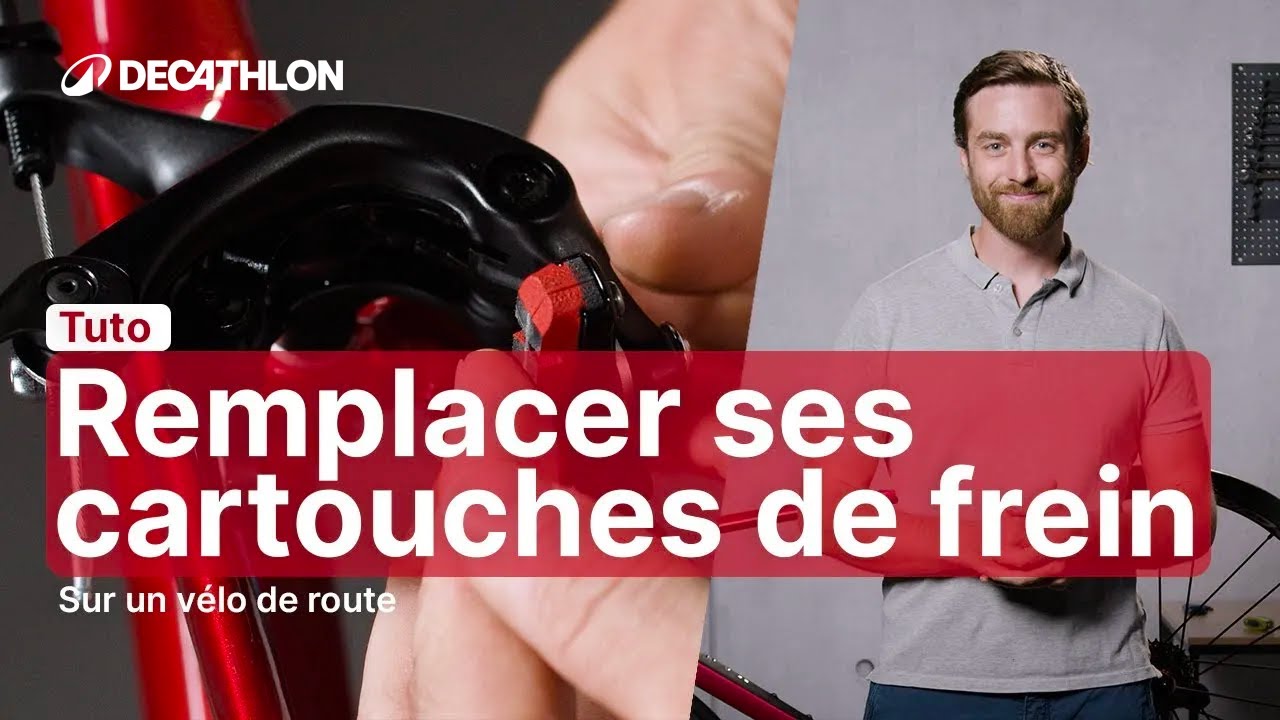 TUTO - Comment remplacer une cartouche de patin de freins sur un vélo route ? 🚴 | Decathlon