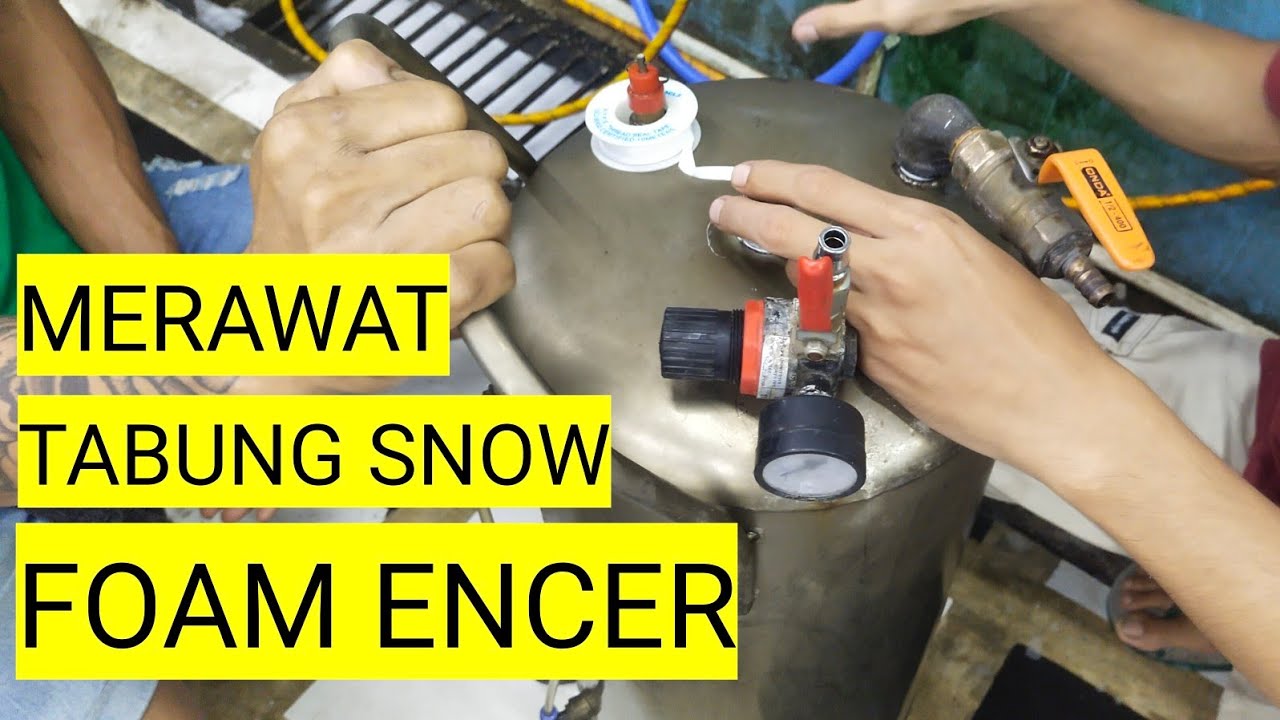 TABUNG SNOW BUSA ENCER⁉️ #shampootouchless #tabungsnow #cucipremium