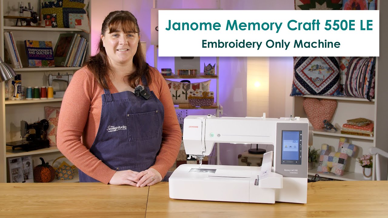 Экспертный обзор вышивальной машины Janome Memory Craft 550E LE