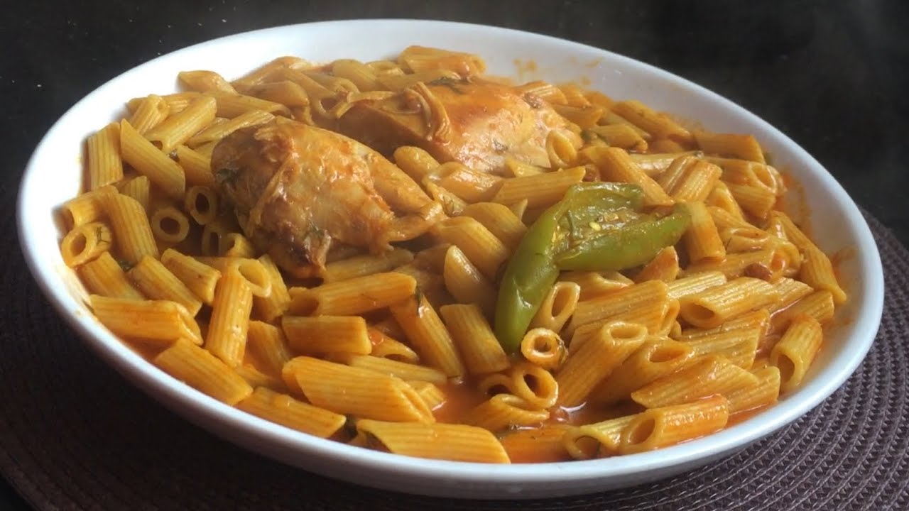 المبكبكة الليبية | المكرونة المبكبكة بايدي ليبية | اكلة شعبية ليبية لذيذة | مبكبكة بالدجاج  🍜