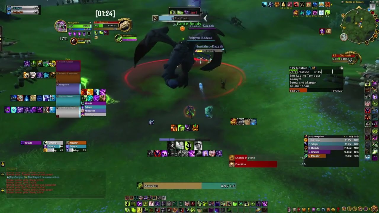 The Nokhud Offensive +15 | Season 4 10.2.7 M+ | 577k Overall Destruction Warlock 2++ chesting!!
