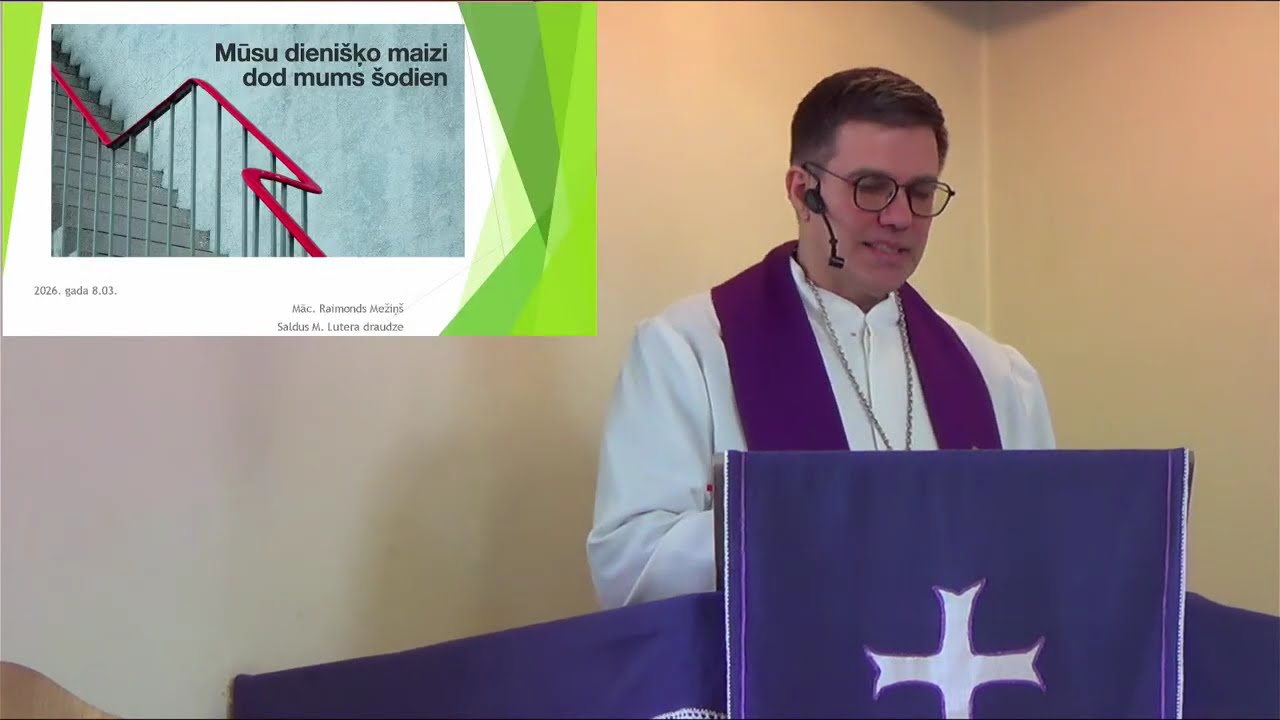 Svētdienas dievkalpojums 08.03.2026 | Raimonds Mežiņš