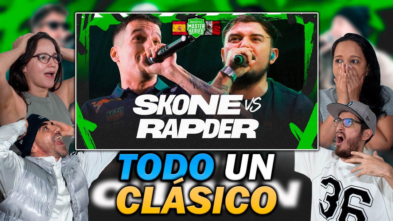 🤯 ¡SE TIRARON AL PÚBLICO! - COLOMBIANOS REACCIONAN a SKONE vs RAPDER [FMS MÉXICO 2026]