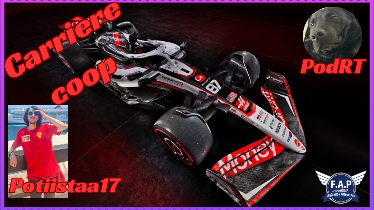 La Haas s'envole !!!! Carrière coop avec @portiistaa17 chez Haas F1 25
