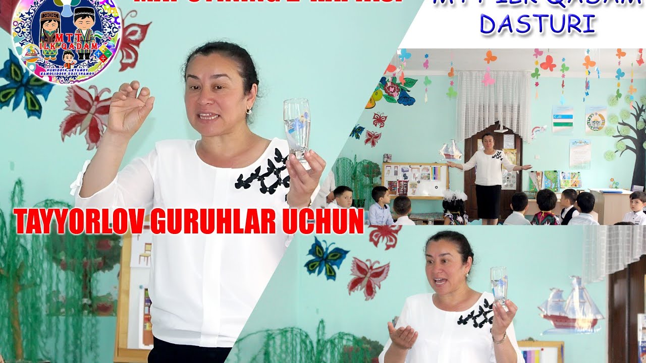 May oyining 2-haftasi tayyorlov guruhlar uchun 