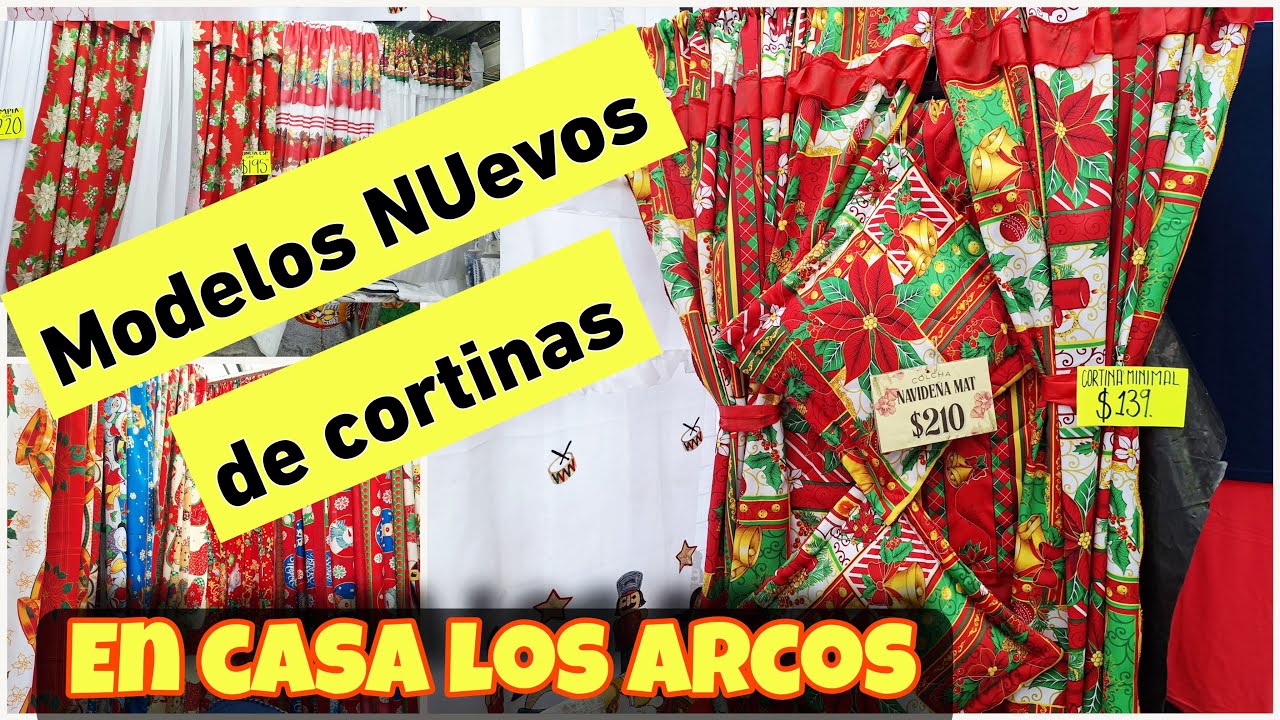 🎄MODELOS nuevos DE CORTINAS en CASA LOS ARCOS CON PRECIOS SUPER REBAJADOS