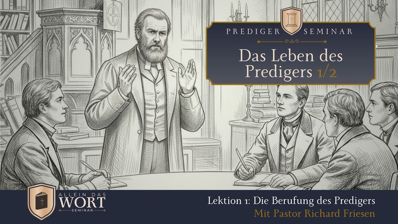 Die Berufung des Predigers - Lektion 1 (Prediger Seminar)