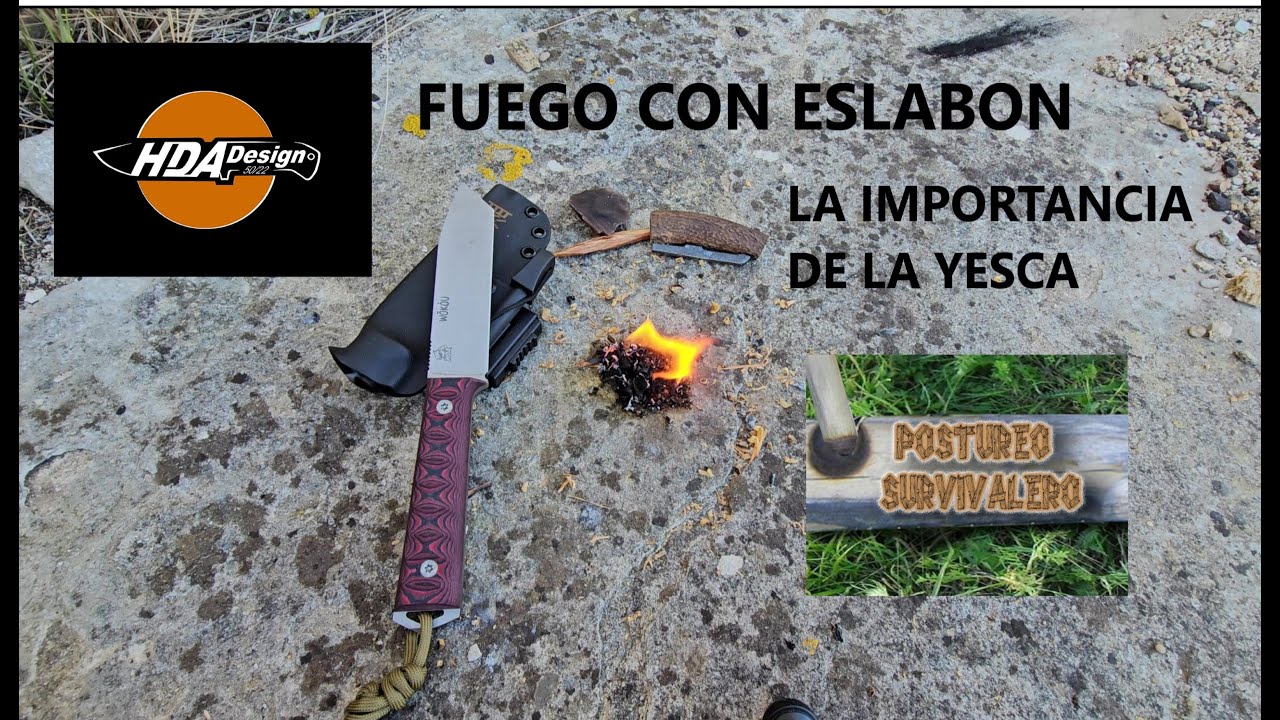 FUEGO CON ESLABON Y MI YESCA PREFERIDA/ FUEGO MEDIEVAL