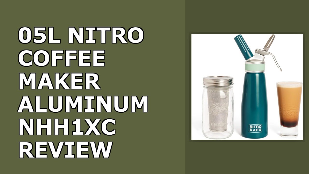 0.5L Nitro Coffee Maker, Aluminum Nitro Cold Brew Coffee Maker with Special Nitro Diffuser Review