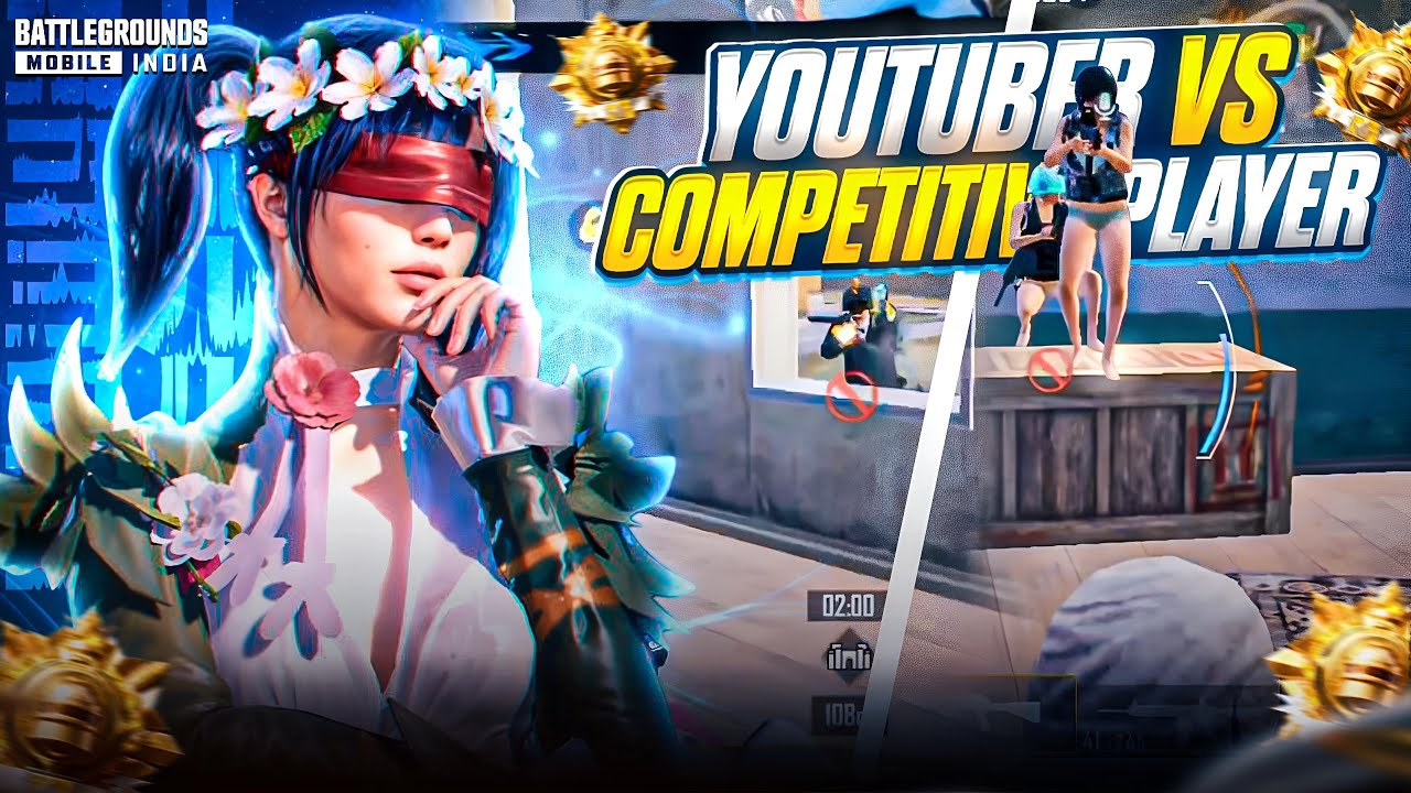 BIG YOUTUBER VS COMPETITIVE PLAYER 😎 1V3 FIGHT POWER OF IQOO 7 90 FPS
