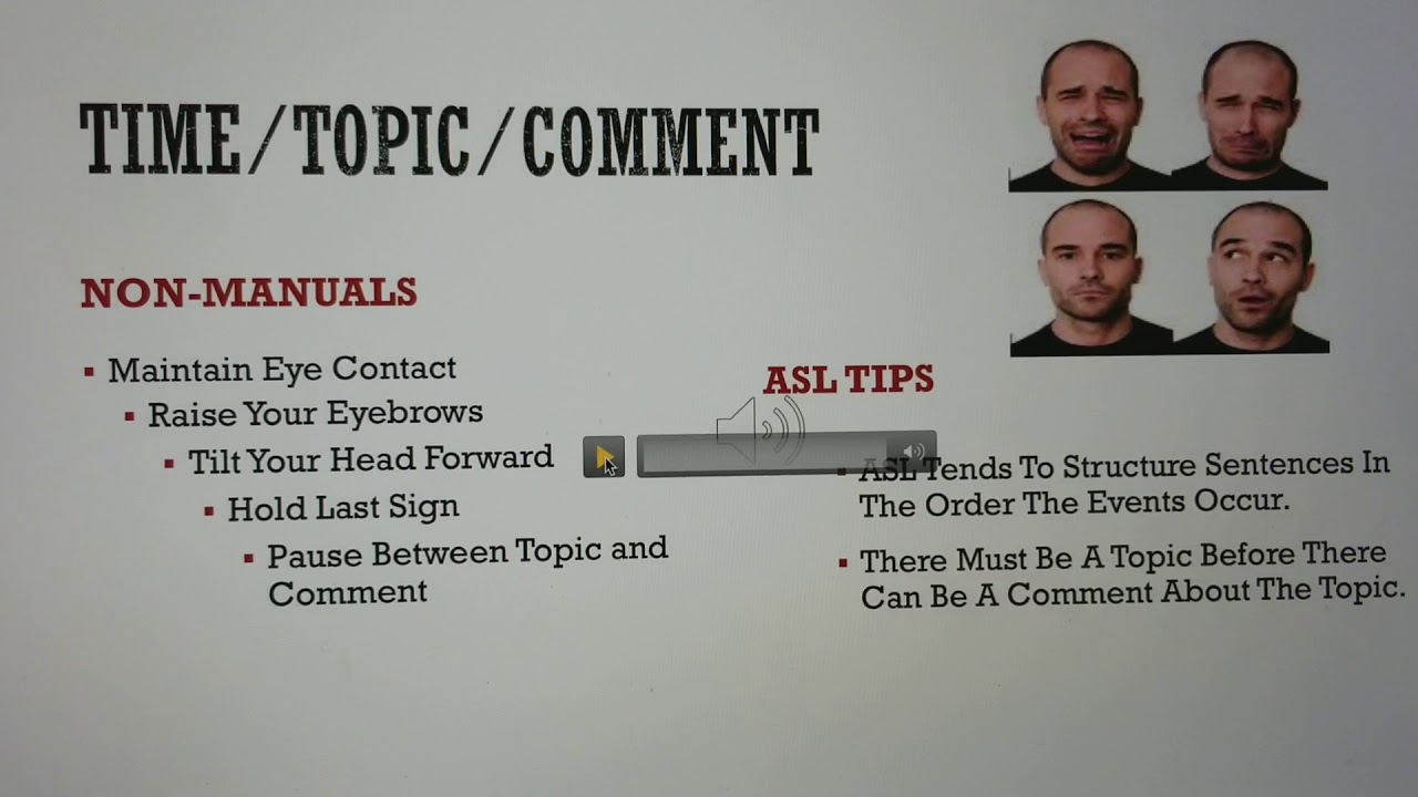 ASL Sentence Structure