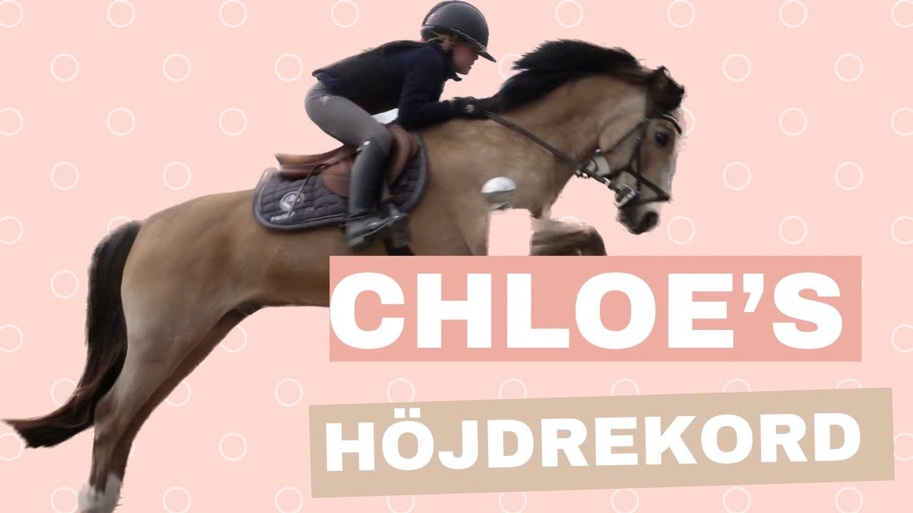 CHLOES HÖJDREKORD, HOPPAR 110 med CALYPSO 😱 - VLOGG