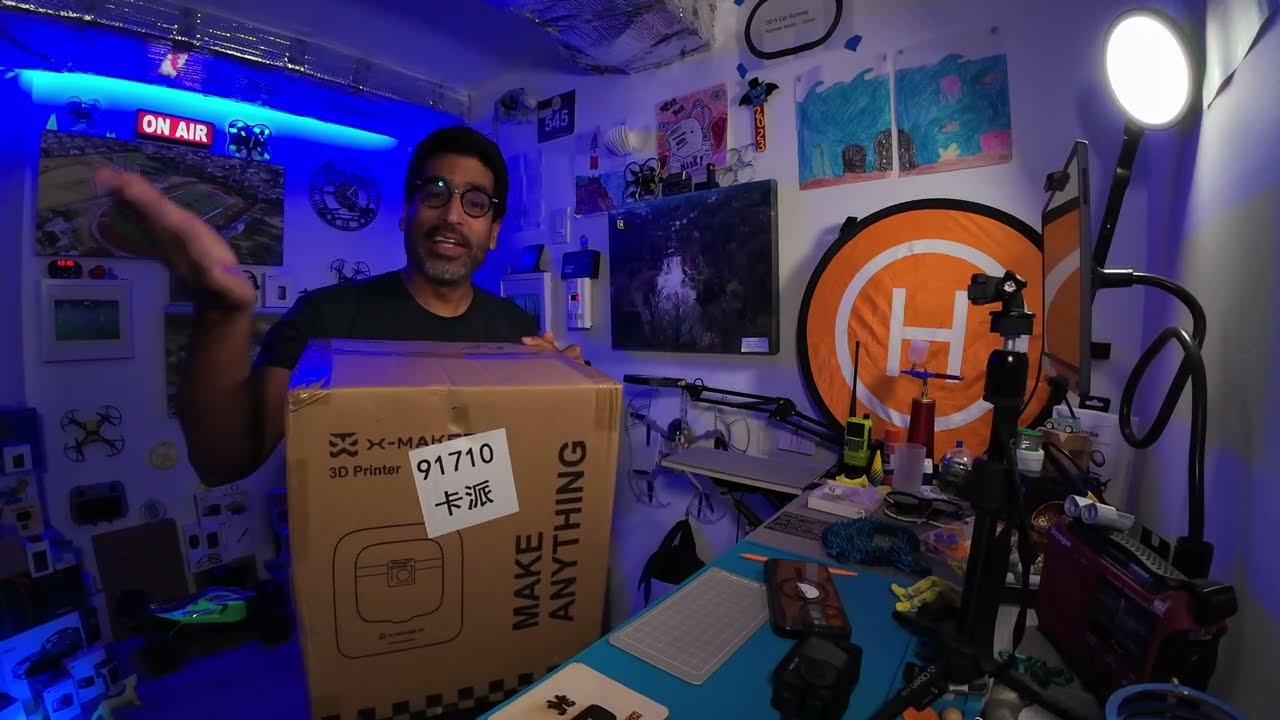 xmaker joy 3D printer, unboxing aoseed xmaker joy 3D printer for kids - Part 1