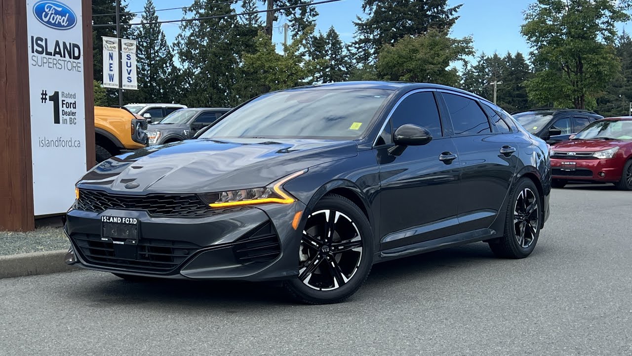 2021 Kia K5 GT-Line + Navigation, Dual Climate Control, Dual Moonroof  Review | Island Ford LJ145