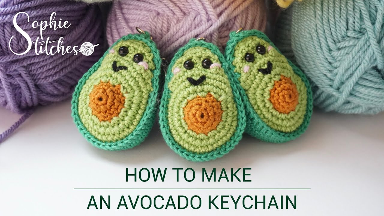 How to crochet an avocado keyring (Part 1)