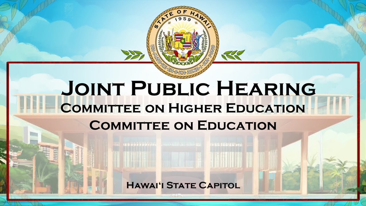 HED-EDN Joint Public Hearing - Fri Feb 6, 2026 @ 2:00 PM HST
