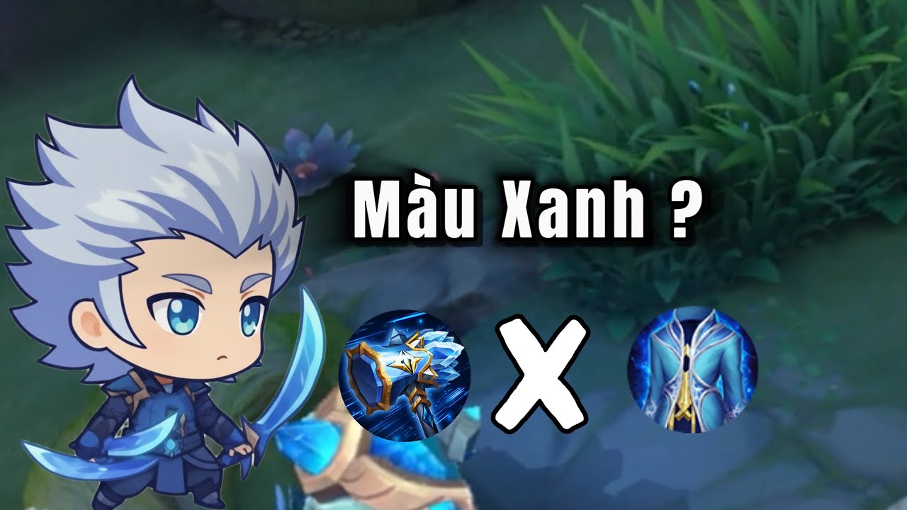 Nakroth Nhưng Full Trang Bị Màu Xanh =))