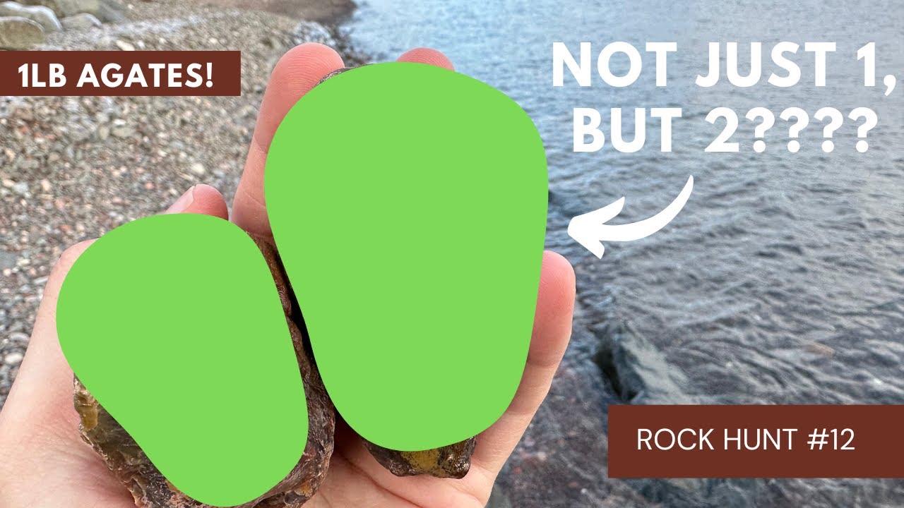 ONE POUND Lake Superior Agates - Rock Hunting the North Shore