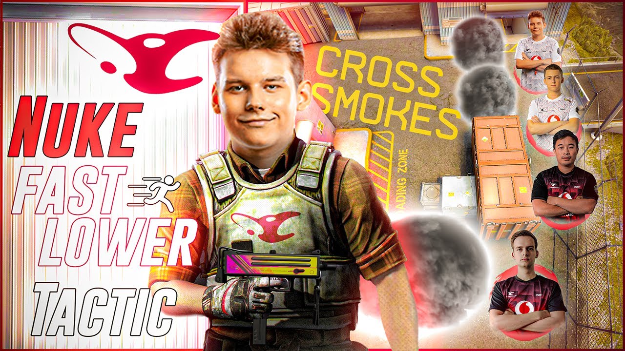 Mousesports Nuke Lower B Site Tactic (CS:GO Strategy Breakdown)