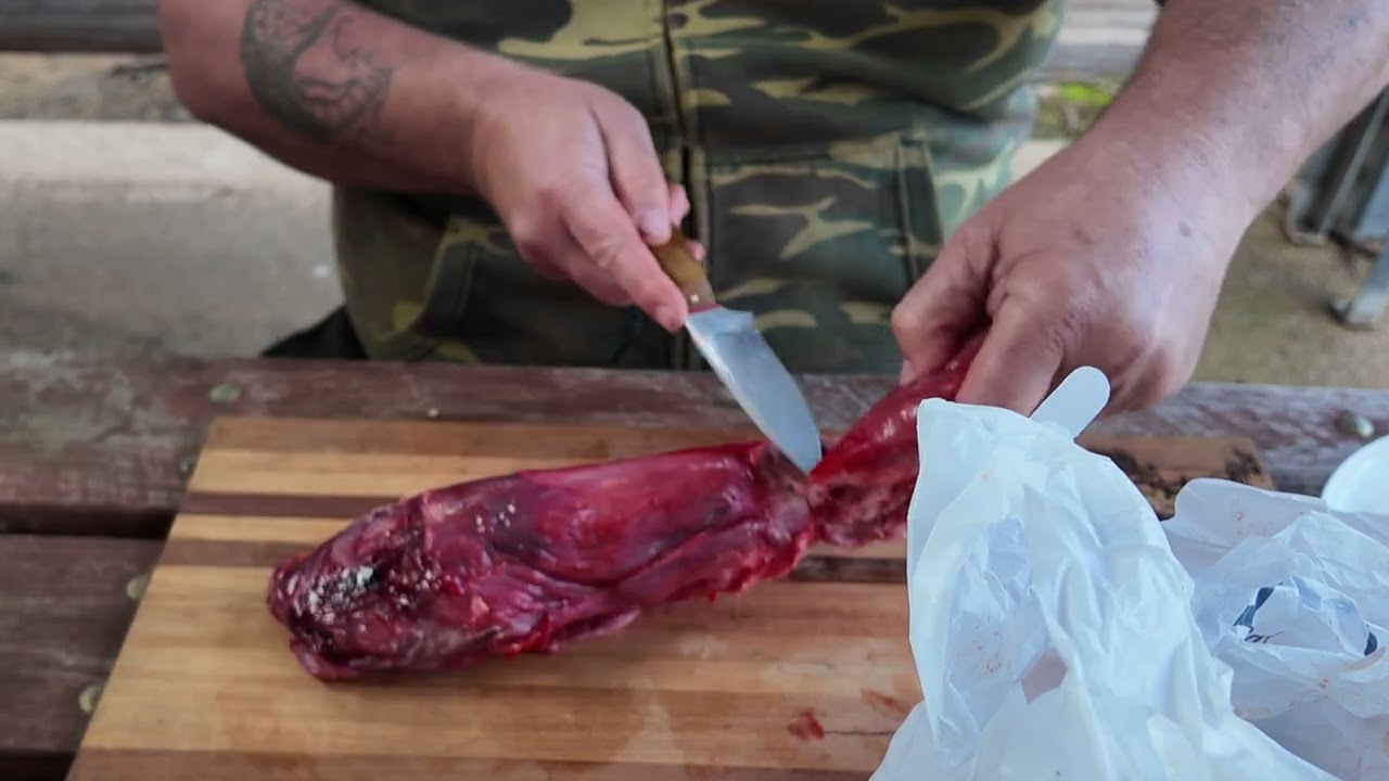 How To Butcher And Cook Wild Rabbit On A Disposable BBQ