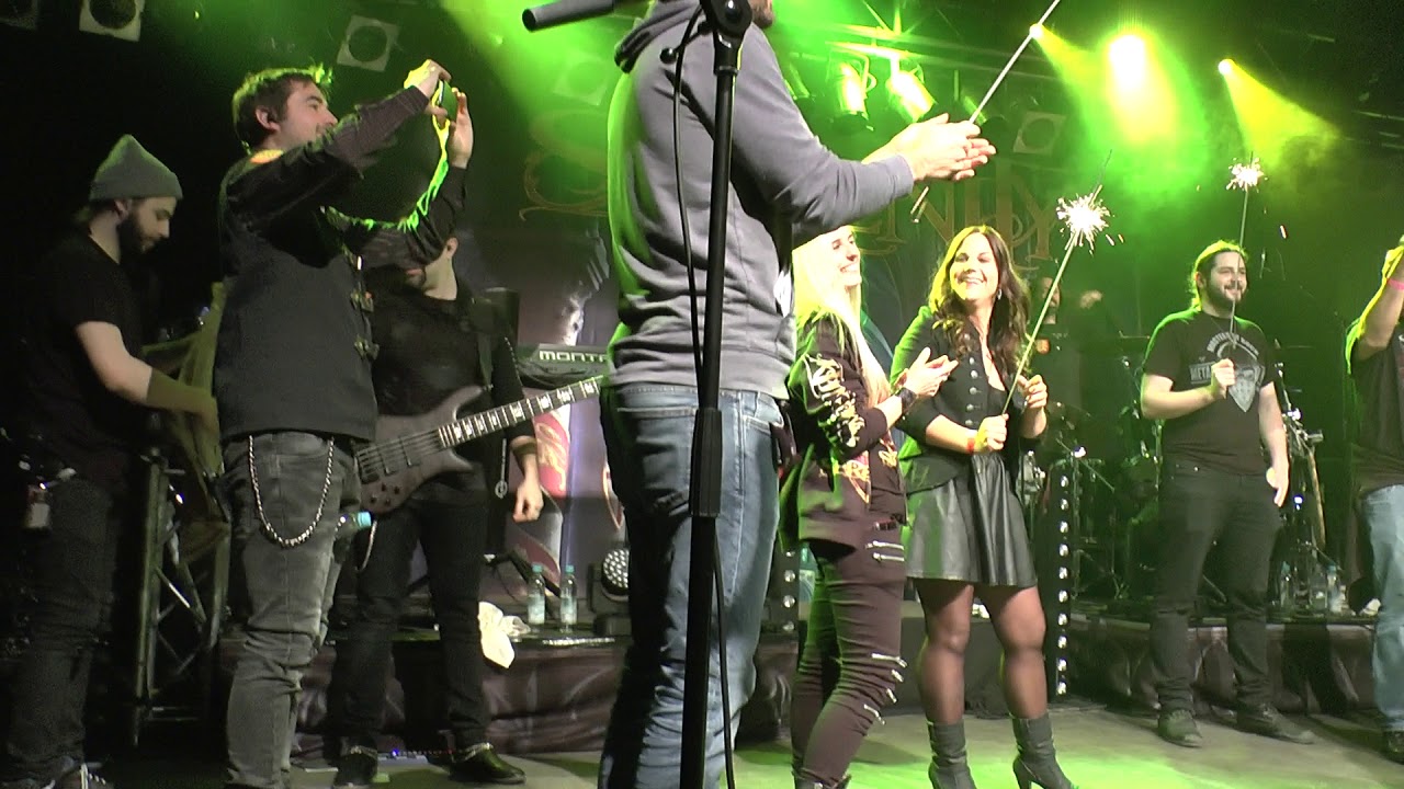 Serenity - Happy Birthday prank to Georg! (Live at Backstage Halle, Munich, Germany 22-02-2018)