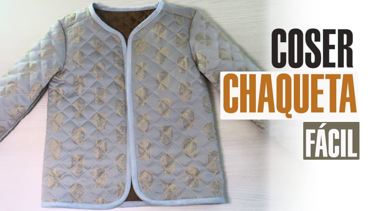 Cómo coser una chaqueta. Molde gratis, patrón gratuito | Tutorial cómo hacer una campera fácil #diy