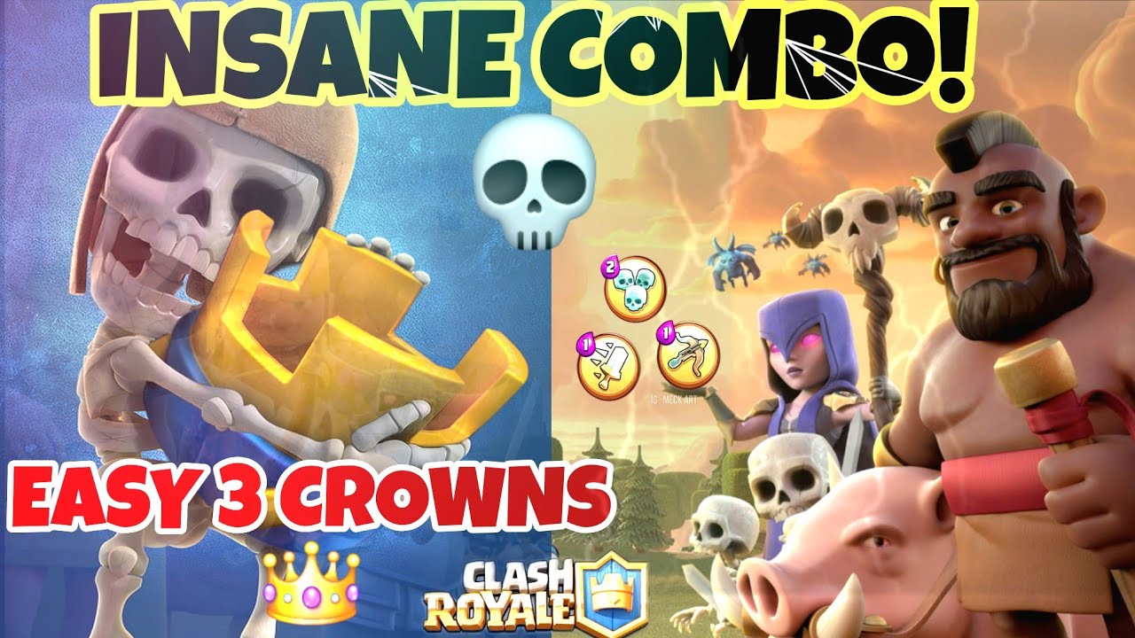 Clash Royale High Ladder Gameplay | Witch Hog Rider Strategy