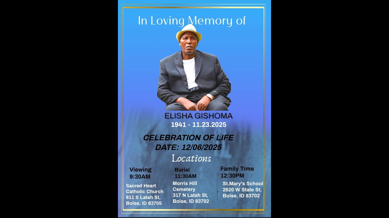 IN LOVE MEMORY OF ELISHA GISHOMA
