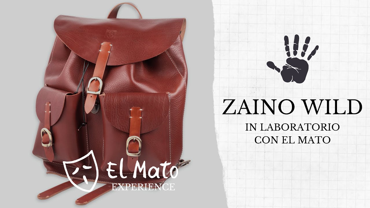--EL MATO-- Sei curioso di sapere come si costruisce uno ZAINO in CUOIO? Andiamo in laboratorio!