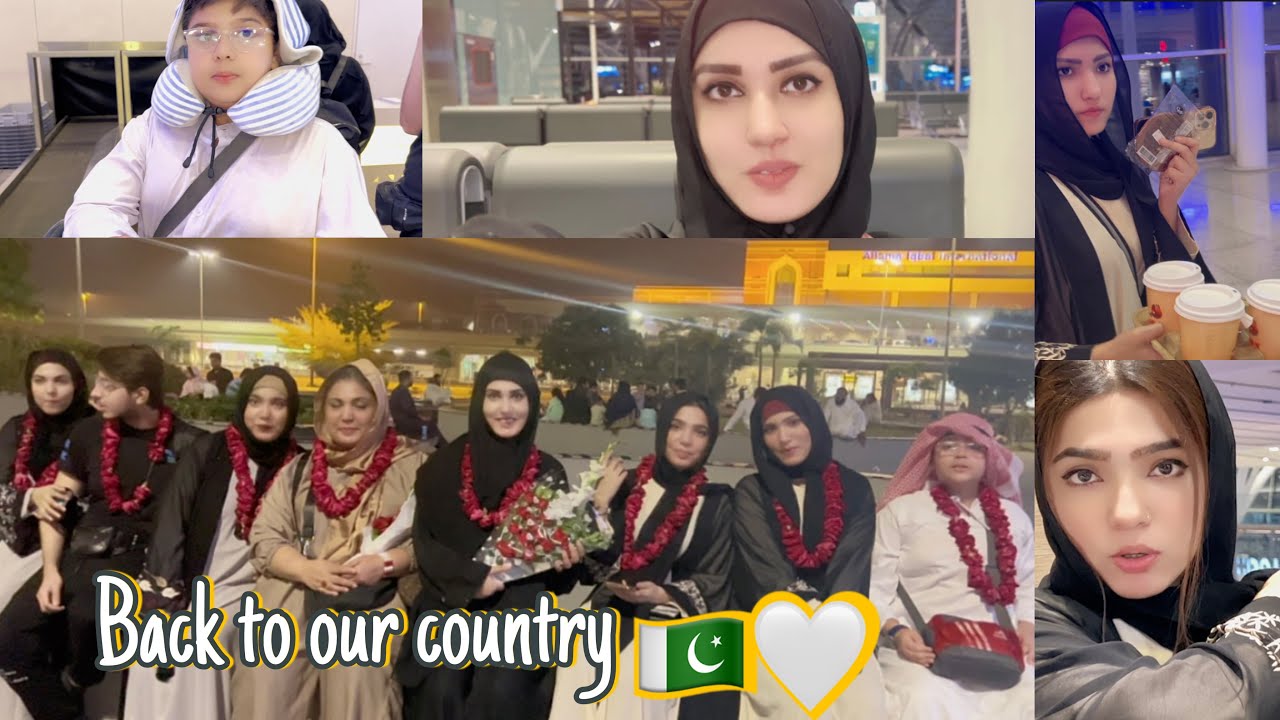 Our Hardest Goodbye To Makkah And Madinah🥹🤍 We’re Back Home 🇵🇰 #blessed #journey #mashallah