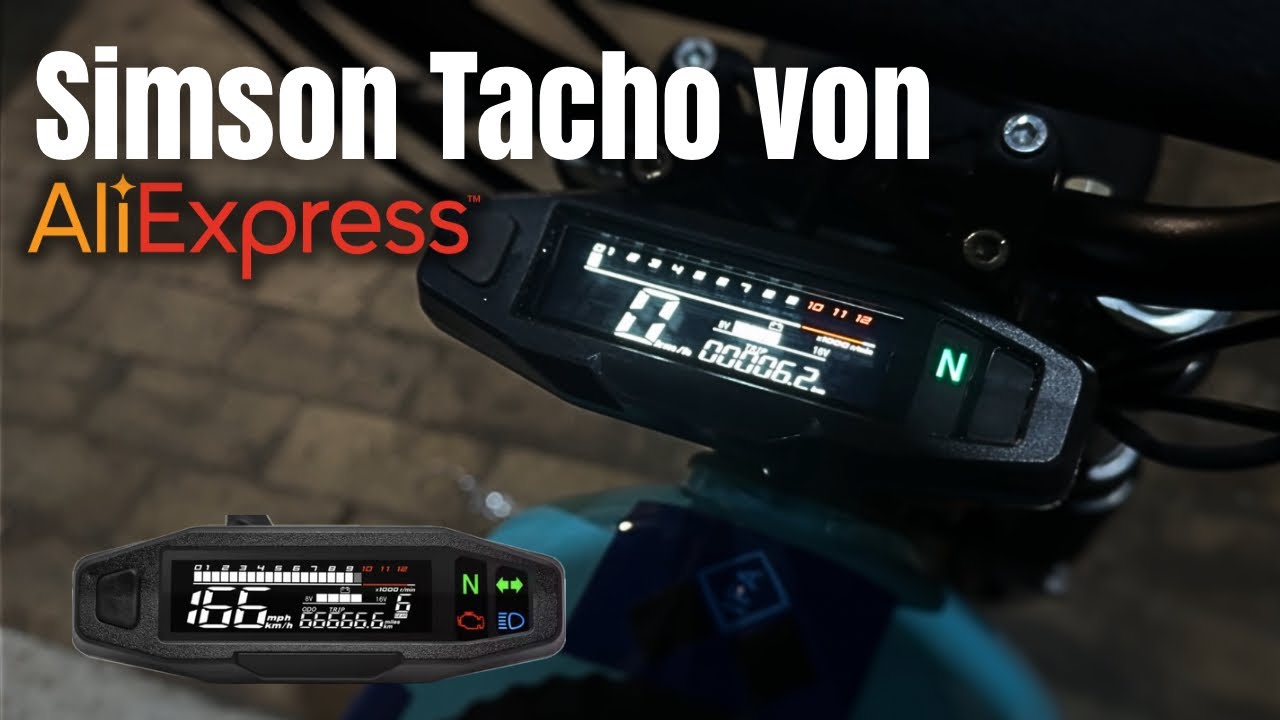 Low-Budget Simson-Tacho I Besser als Koso?