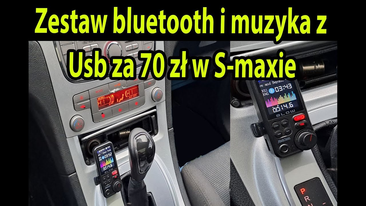 Zestaw głośnomówiący bluetooth w S-MAX i muzyka z USB #ford #mp3 #muzykazusb #s-max #mk1