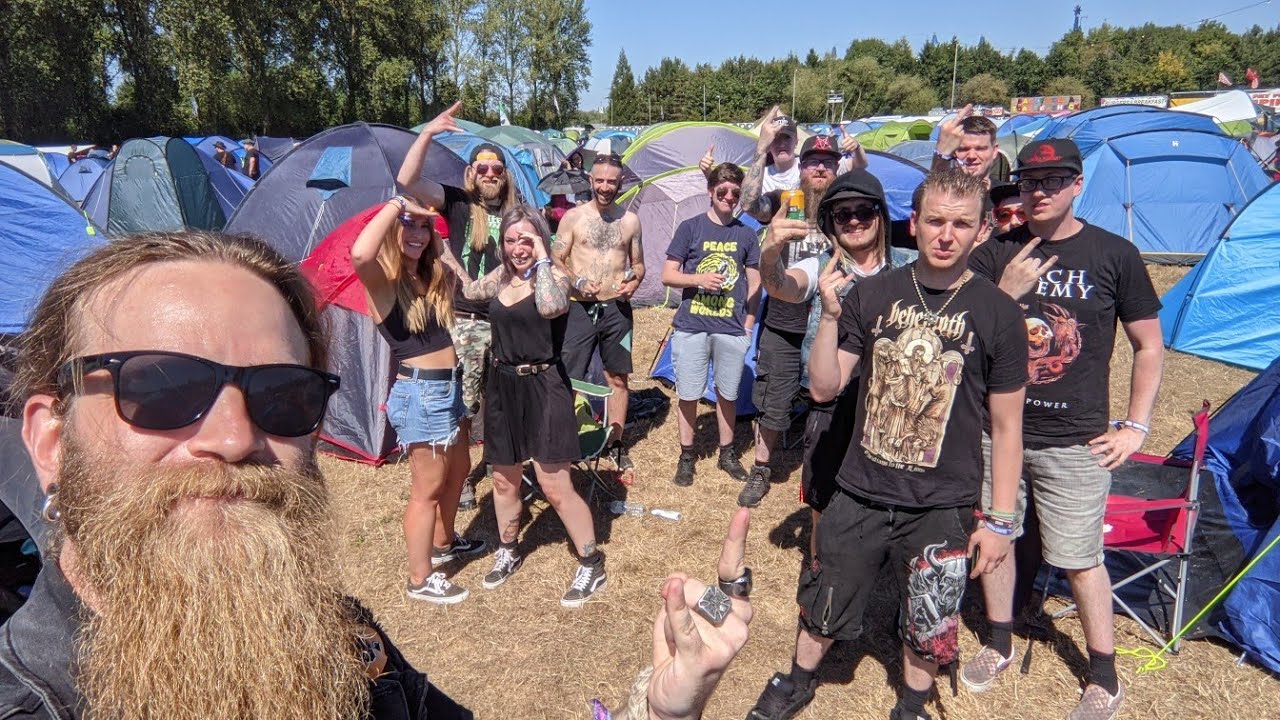 Bloodstock 2022 - Thursday Part 2 - Set up Camp in Midgard & 1st Beer run