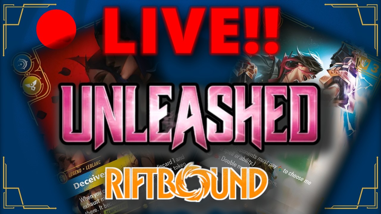 🔴Set 3 Unleashed Riftbound streaming