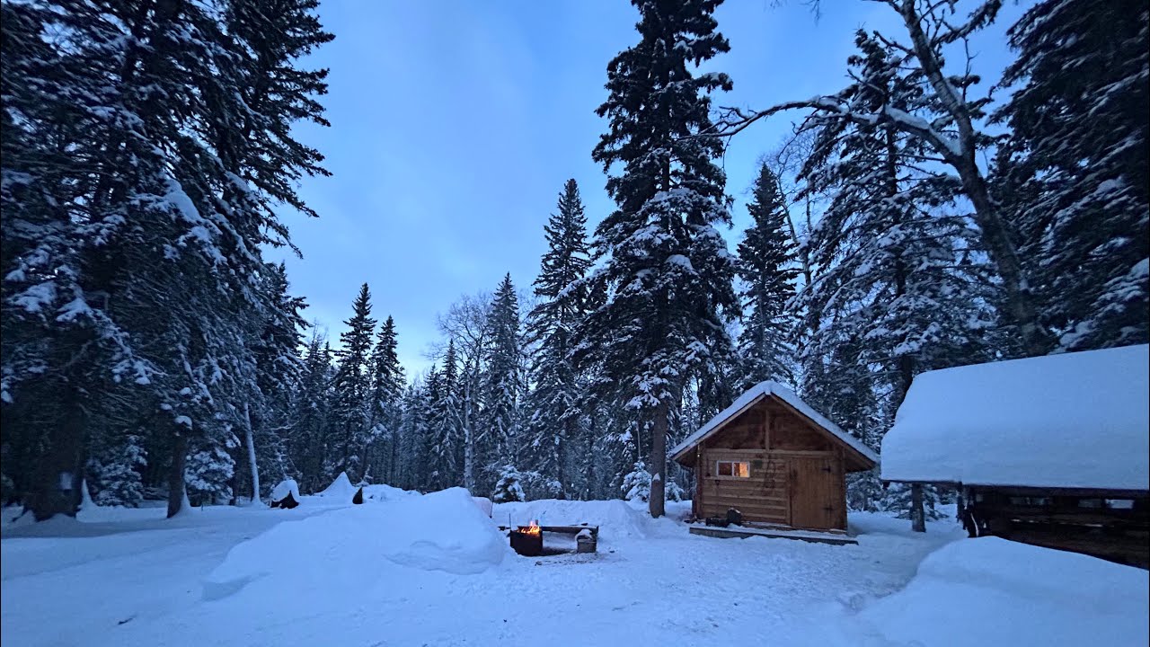 Warm Weather Returns! Solo Cabin Life During a Winter Thaw