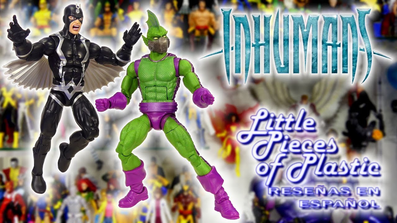 Black Bolt & Triton Marvel Legends Inhumans Series Reseña Revisión Review Little Pieces Plastic