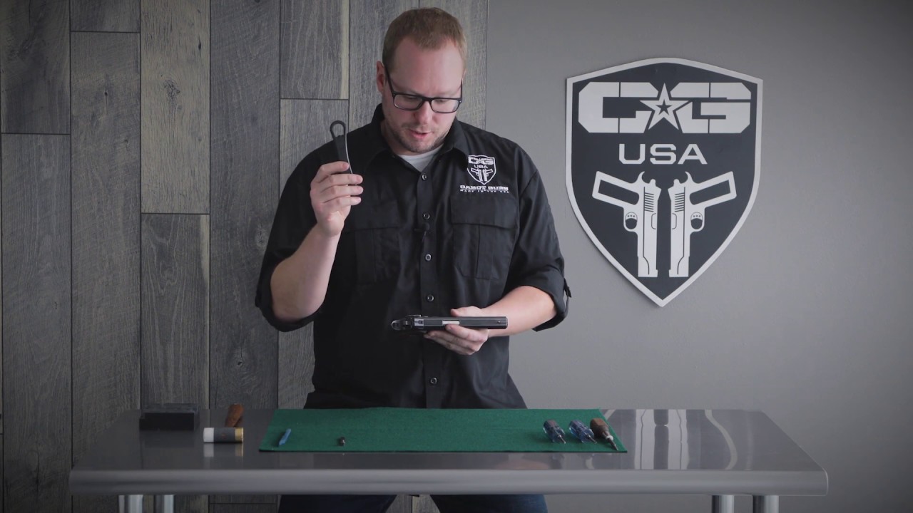 How to field strip your 5” Cabot Guns 1911