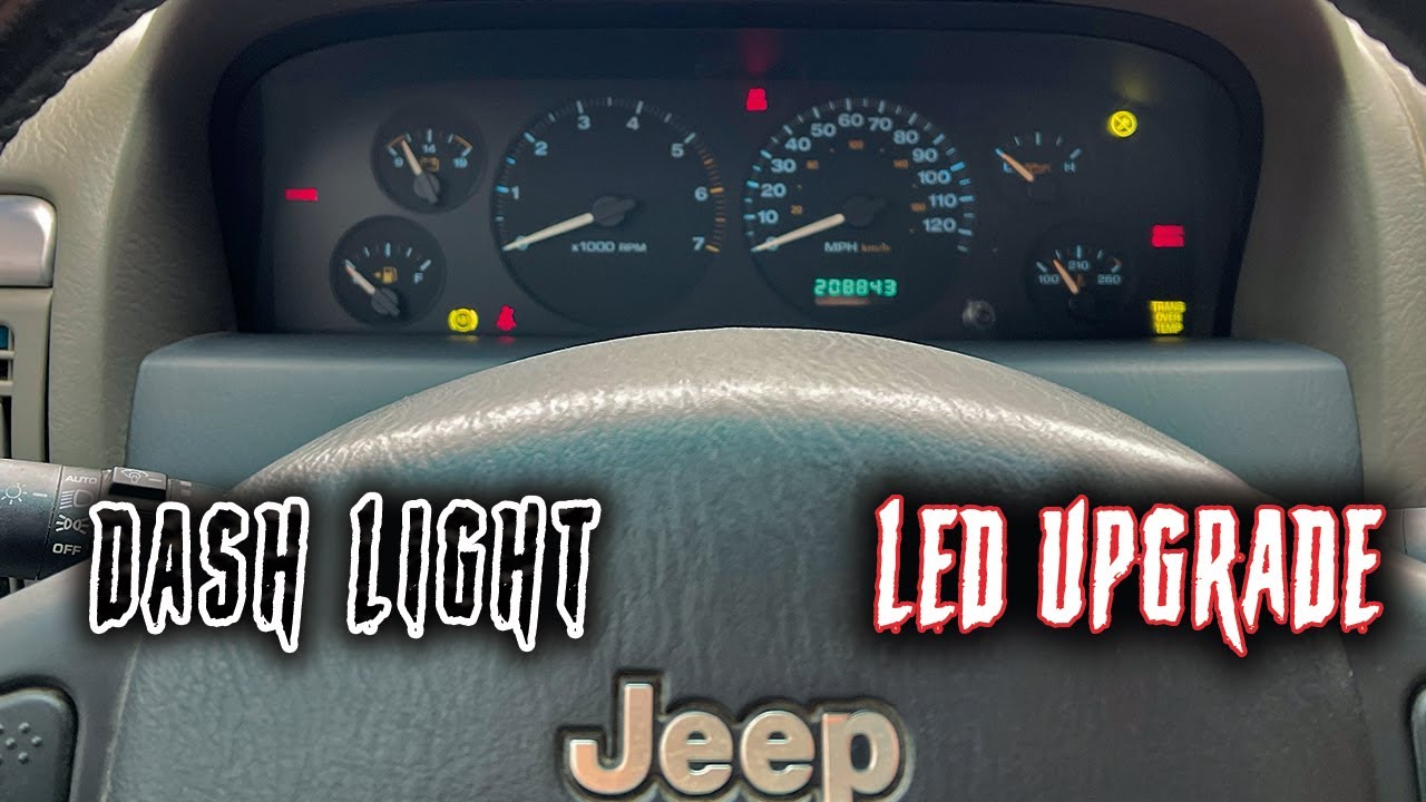 Как заменить подсветку приборной панели на светодиодную на Jeep Grand Cherokee WJ | Najar Offroad