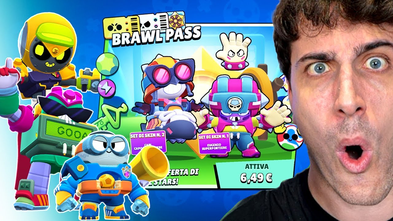 Shoppo il NUOVO Brawl Pass Plus e TUTTE le Skin di CALCIO! Brawl Stars ITA!