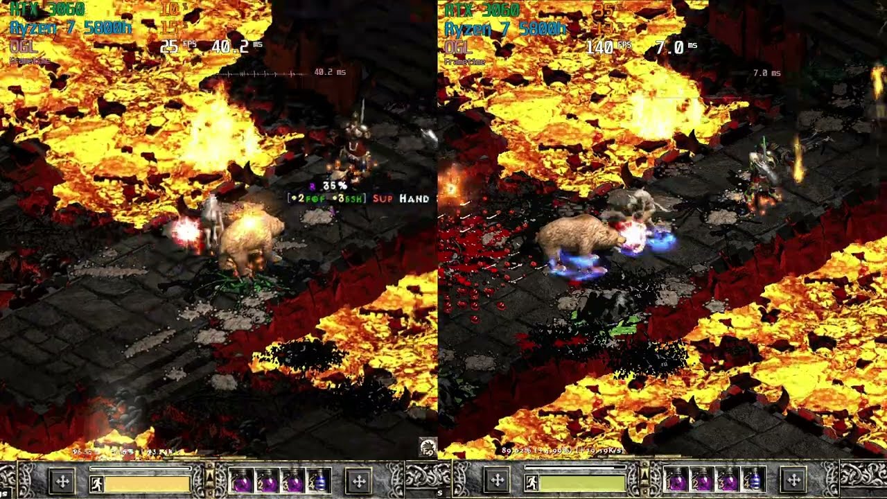Project Diablo 2 shaders vs new D2GL Glidewrapper