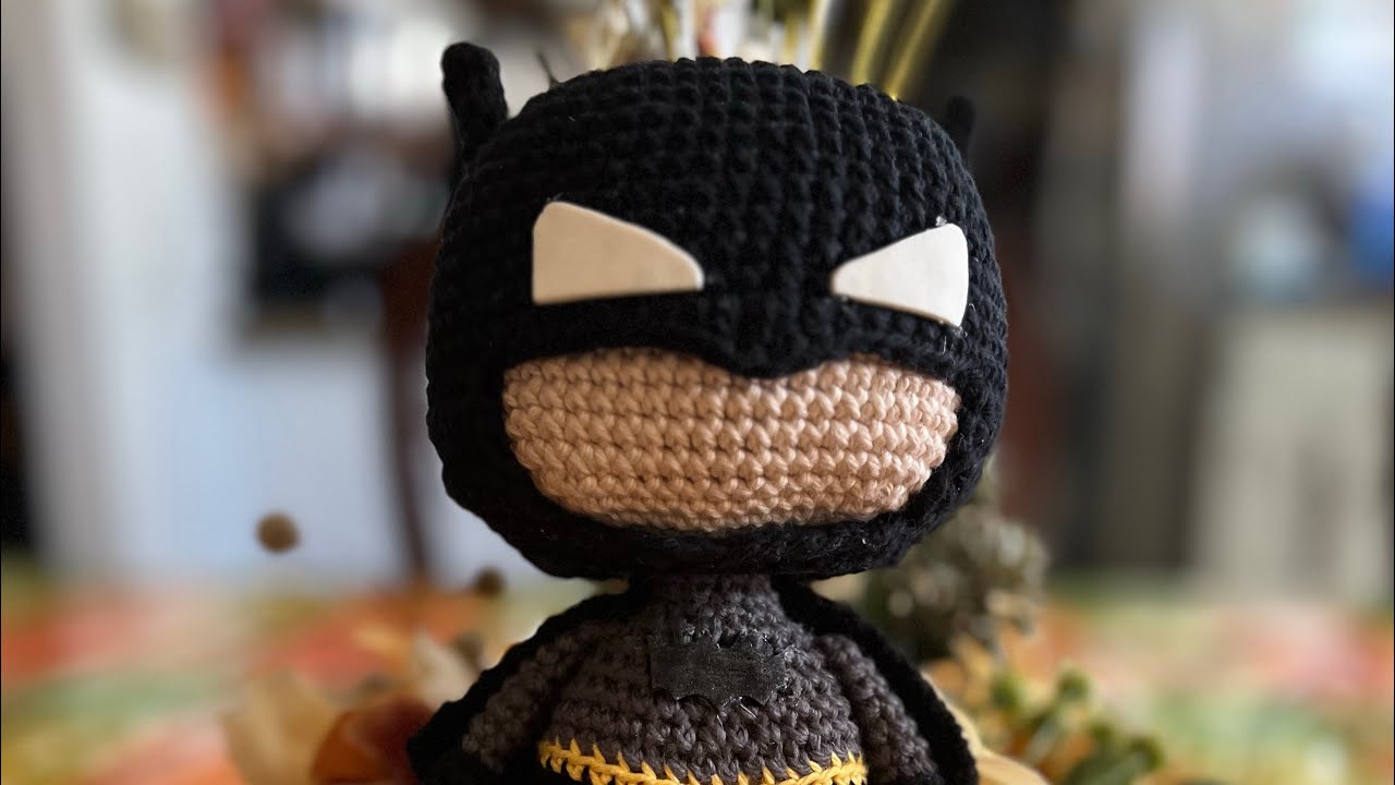 Crochet  video 1 Batman (cabeza)