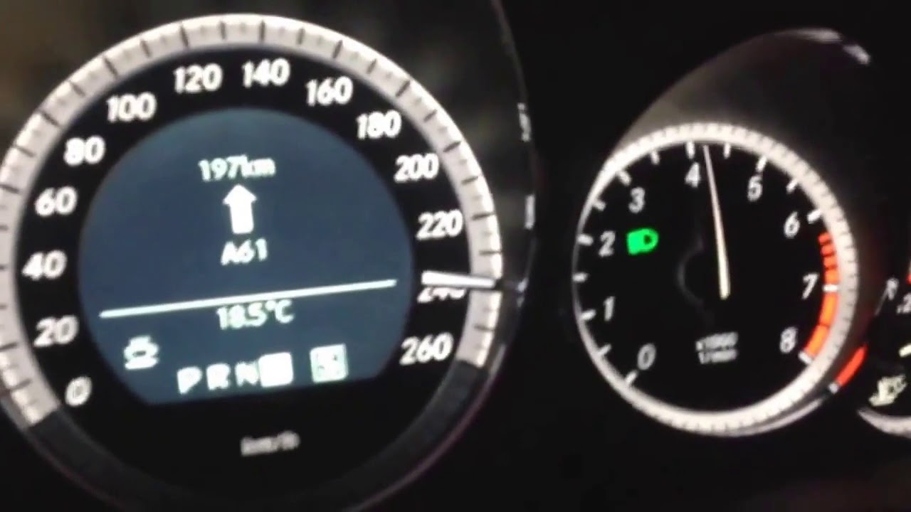260km/h Mercedes E coupe Autobahn | Dima Lbegiss