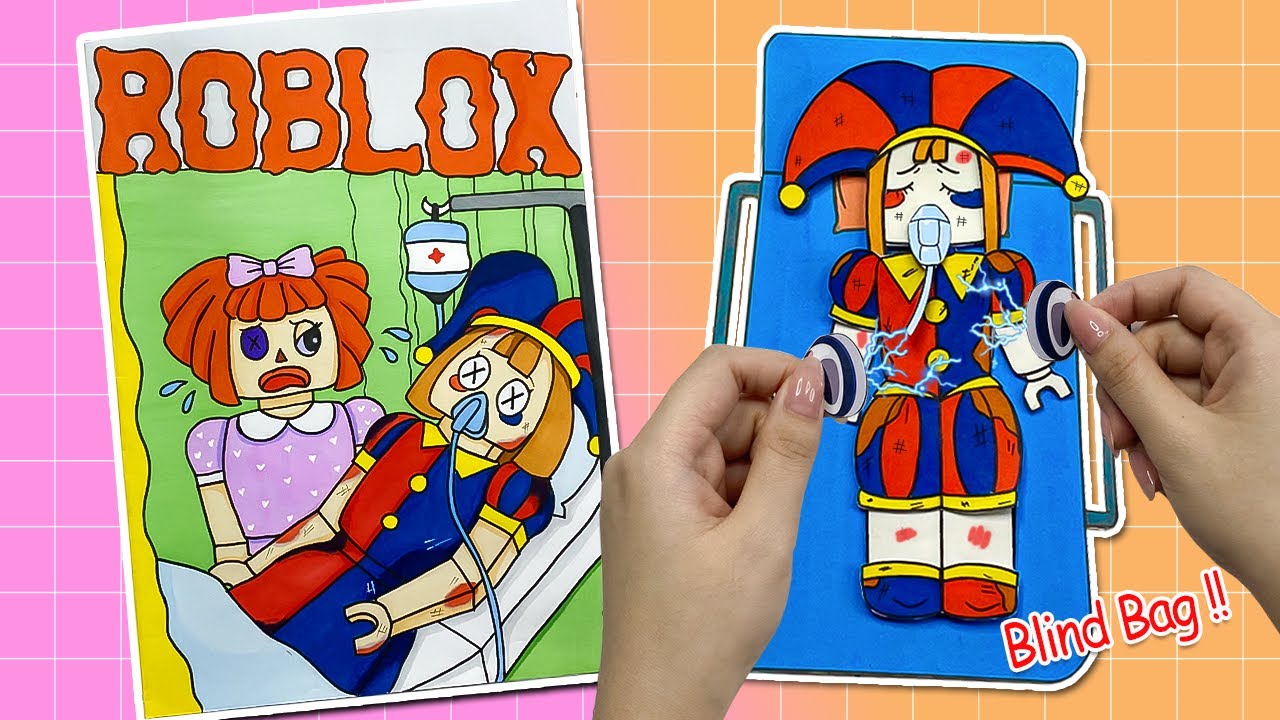 [🐾paper diy🐾] Pomni!!! Please Wakeup 😭😭 블라인드백 Outfit Blind Bag Compilation | ASMR