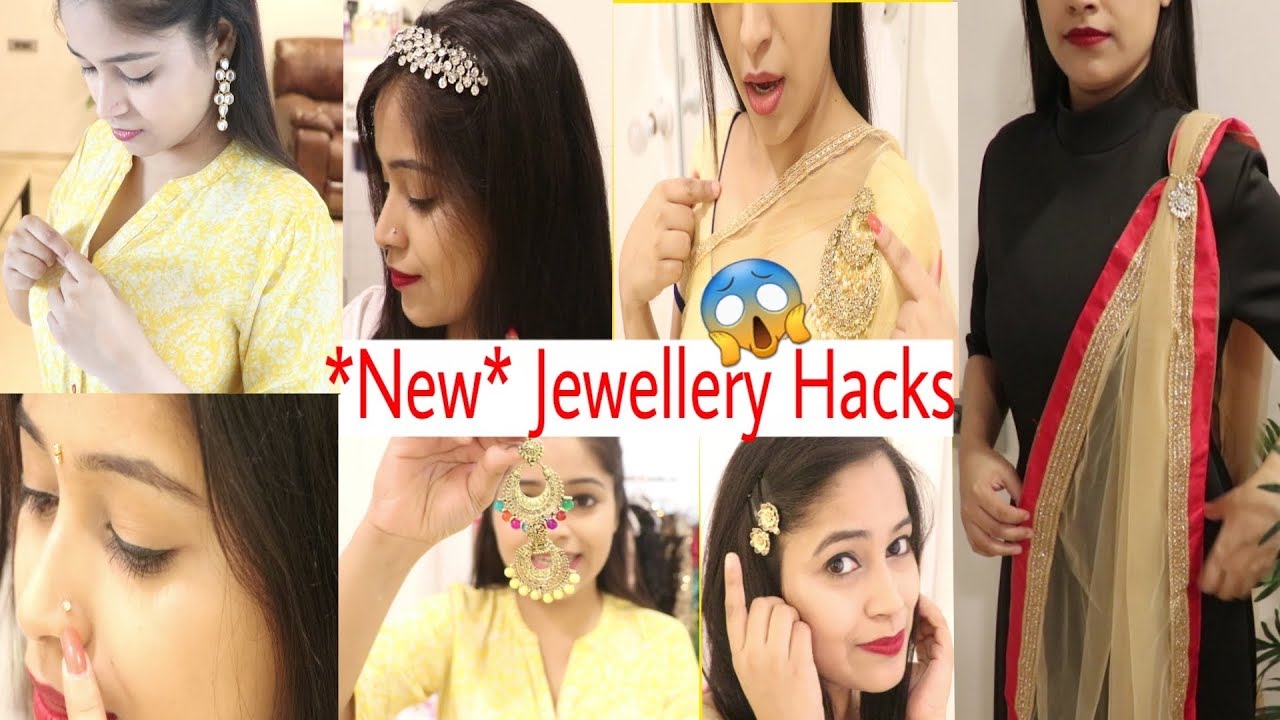 पुरानी टूटी हुई Jewellery से जबरदस्त DIY Hacks😍9 Mindblowing DIY Jewellery Hacks|Be Natural