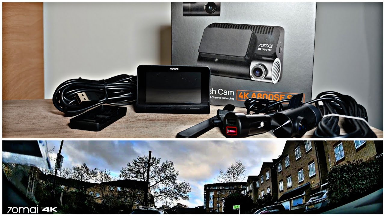 7Omai A800SE 4K UHD Dash Cam with GPS WiFi (Review)
